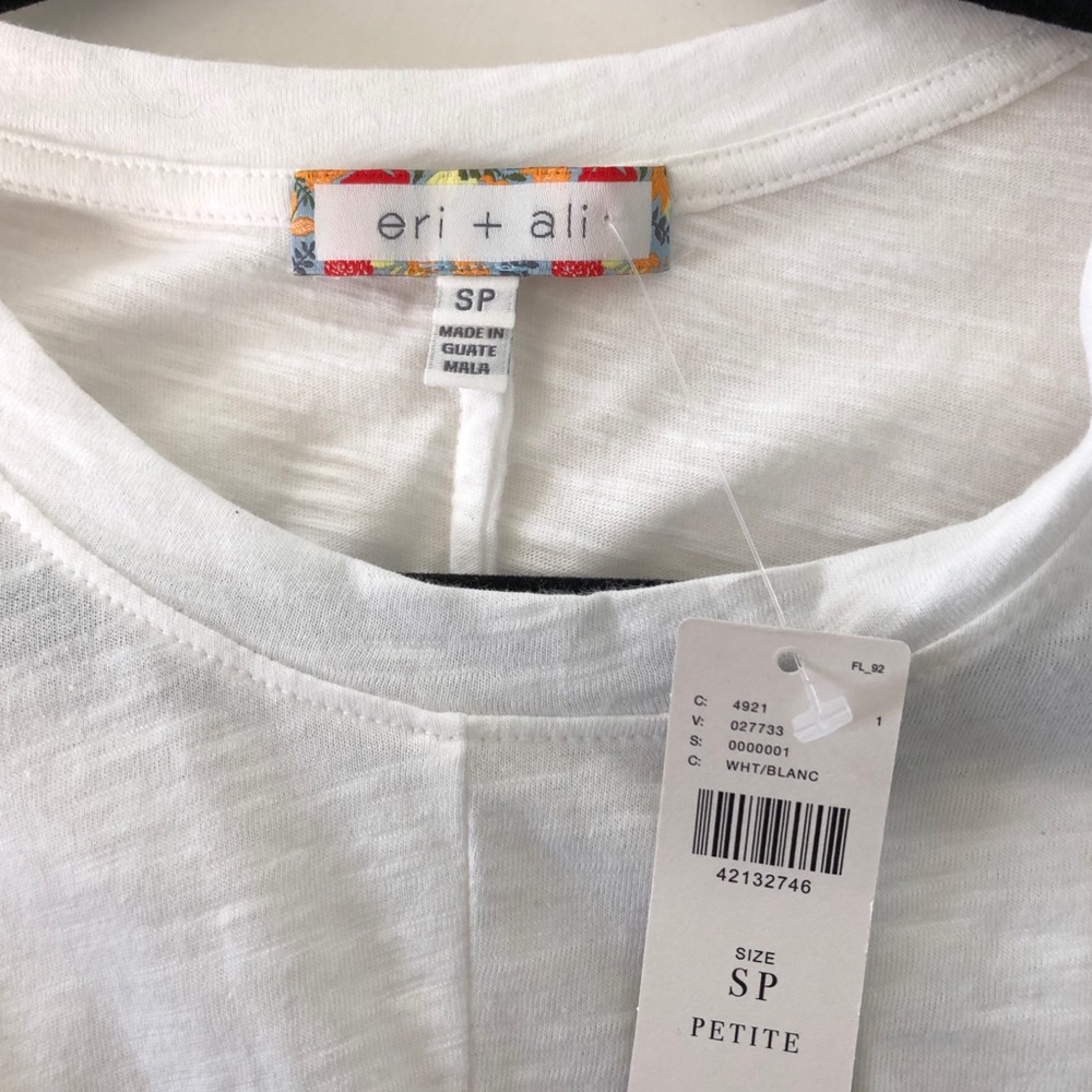 White sleeveless Top